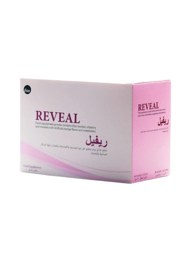 فاس عبوة أكياس مكمل غذائي ريفيل ميو اينوسيتول - 30 كيس - Image 1