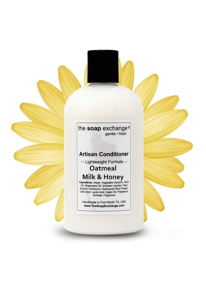 The Soap Exchange - He Soap Exchange Hair Conditioner Nag Champa Scent Hand Crafted 12 Fl Oz / 354 Ml Natural Artisan Hair Care Sulfate & Paraben Free Nourish Moisturize & Protect. Made In The Usa. - Image 1