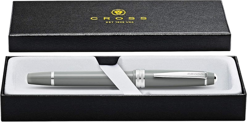 Cross قلم بايلي لايت القابل لإعادة التعبئة مقدم في علبة هدايا يومية - نقطة متوسطة، حبر أسود، رمادي مصقول - Image 4