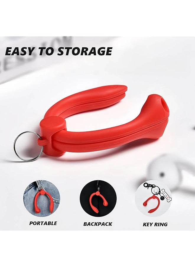 Anti Lost Ear Hooks For Airpods Anti Slip Comfortable Fit Ear Hooks Unique Left & Right Design For Airpods Pro 2 & 1 For Airpods 3 & 2 & 1 Earbuds Accessories 4 Pairs 4 Colors
