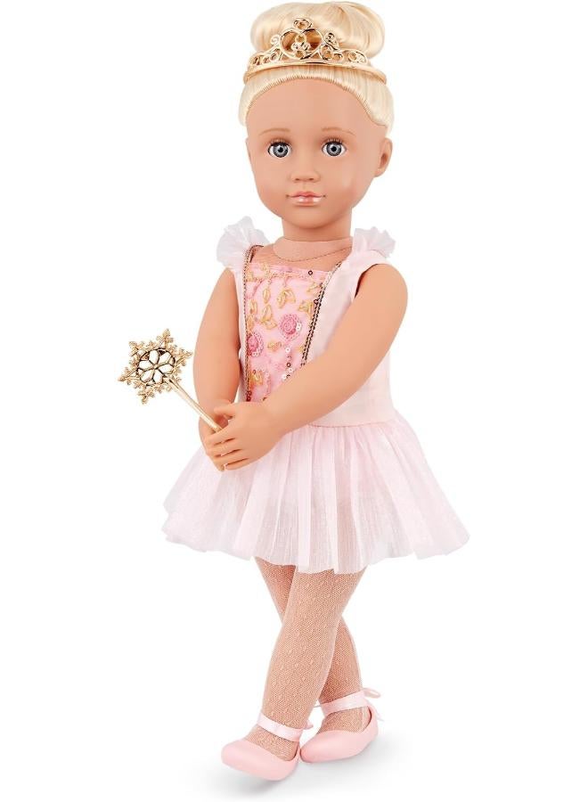 Our Generation Lalia Doll with Sugar Plum Fairy Outfit and Wand - Image 3