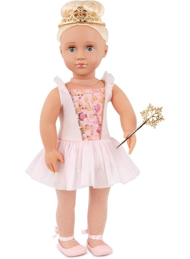 Our Generation Lalia Doll with Sugar Plum Fairy Outfit and Wand - Image 4