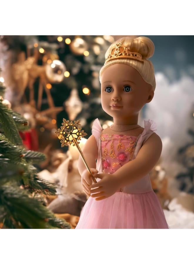 Our Generation Lalia Doll with Sugar Plum Fairy Outfit and Wand - Image 5