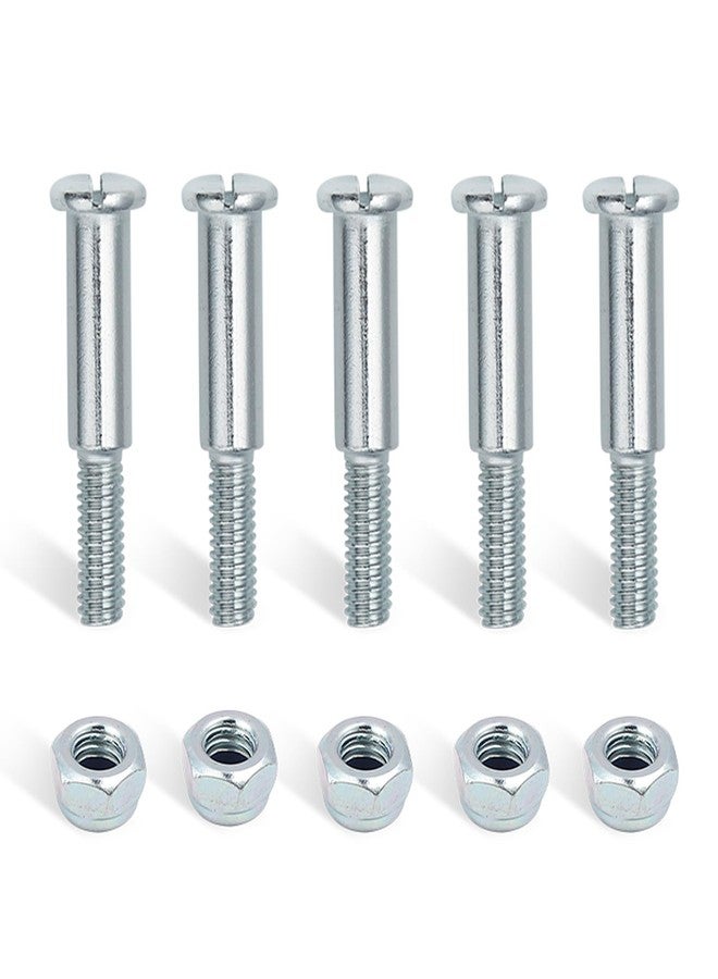 Minho Motorcycle Handlebar Lever Pivot Bolt in Low Carbon Steel Material,M10 Flat Slotted Head,M6 Threading,Overall Lenght 36mm,Compatibel with 22mm Handlebar Clutch Levers - Image 1