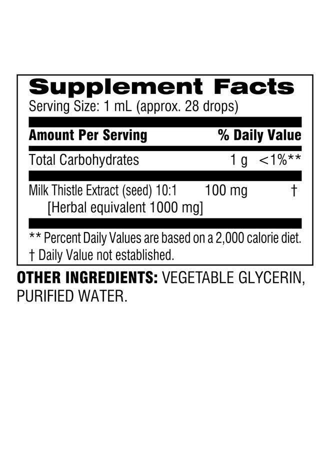 Botanic Choice Milk Thistle Liquid Extract, Alcohol Free, Gluten Free, Fast Acting Traditional Liver Favorite, 1 fl. oz - Image 2