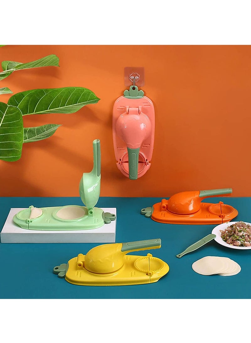 صانع الزلابية 2 في 1، آلة صنع الزلابية الجديدة 2023، صانع زلابية أوتوماتيكي منزلي، مكبس لصنع غلاف عجينة الزلابية، لون عشوائي