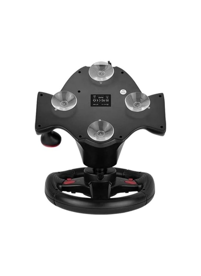 Generic - Xtrike Me GP903 Driving Racing Wheel USB Wired Dual Vibration Motor Compatible With PC PS3 PS4 XBOX ONE XBOX 360 Android SWITCH GP903 - Image 1