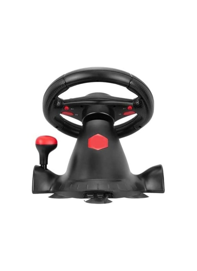 Generic - Xtrike Me GP903 Driving Racing Wheel USB Wired Dual Vibration Motor Compatible With PC PS3 PS4 XBOX ONE XBOX 360 Android SWITCH GP903 - Image 1