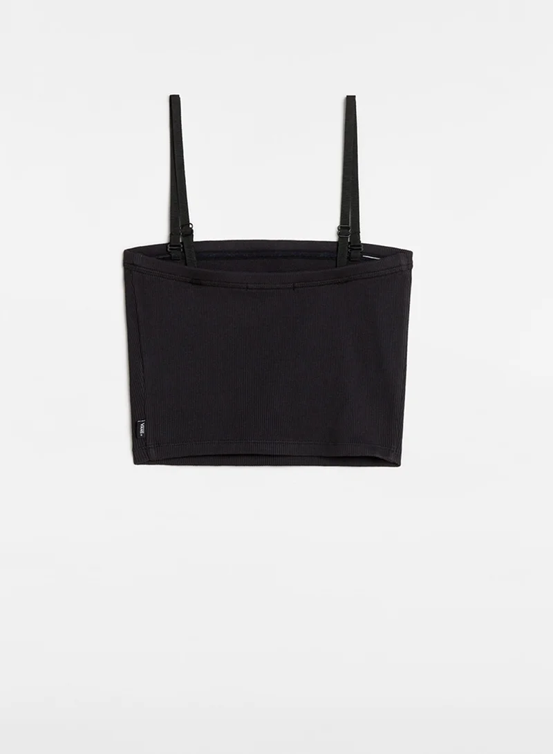 فانز Drew Ribbed Tube Top