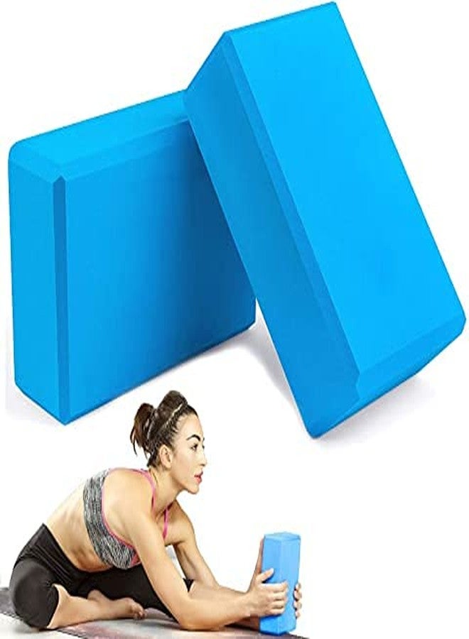 Tima Yoga Block (Set of 2) - Supportive, Soft Non-Slip Foam Surface for Yoga, Pilates, Meditation - Image 2