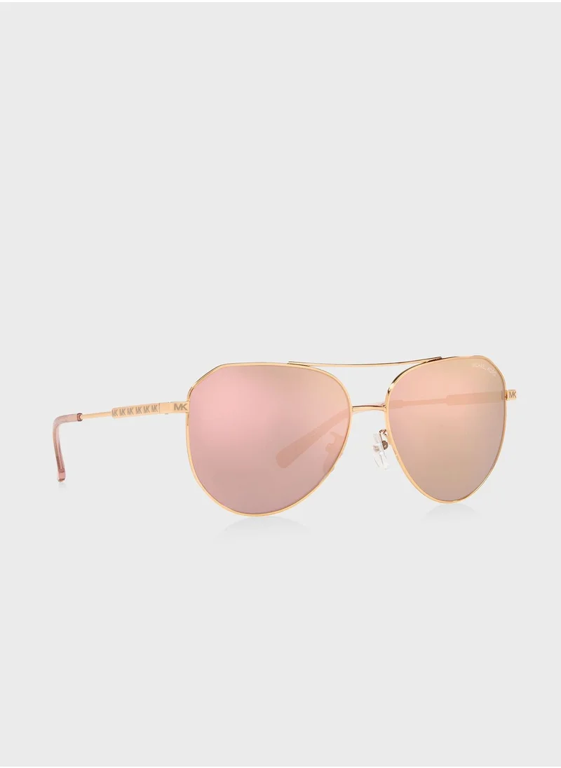 Michael Kors 0Mk1109 Aviator Sunglasses