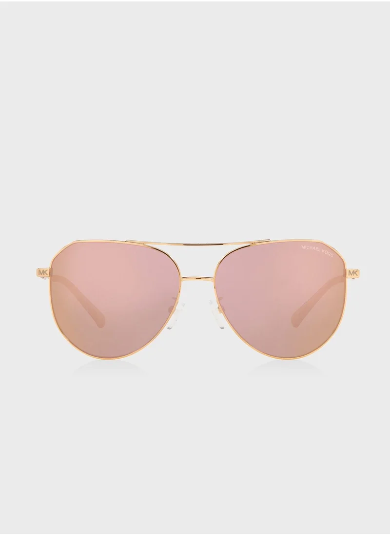 Michael Kors 0Mk1109 Aviator Sunglasses
