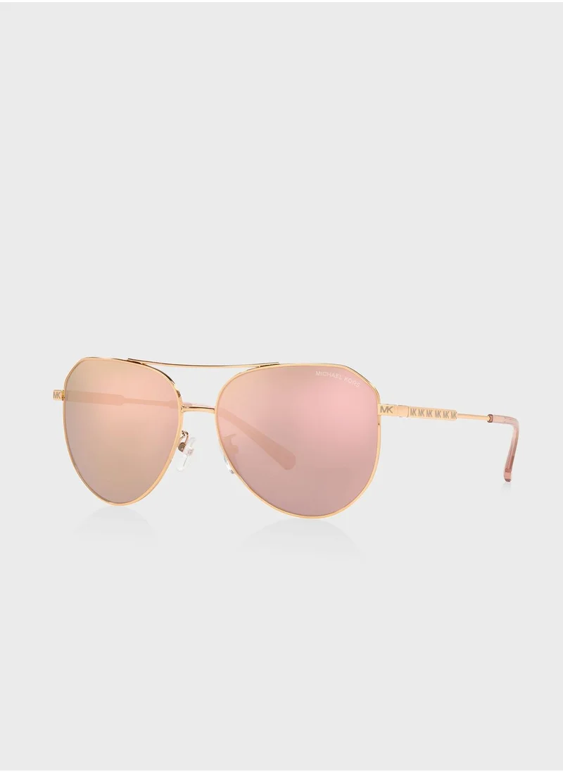 Michael Kors 0Mk1109 Aviator Sunglasses