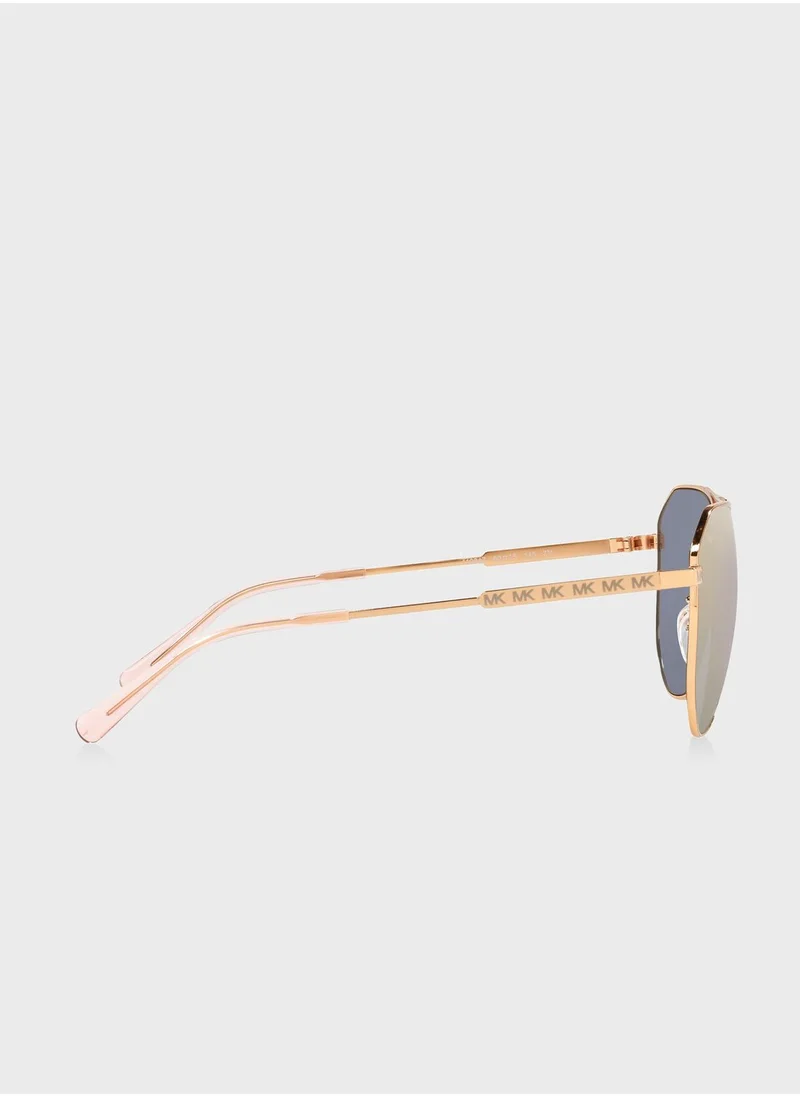 Michael Kors 0Mk1109 Aviator Sunglasses
