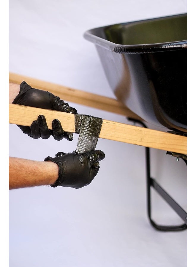 J-B WELD جبيرة الإصلاح الدائم من فايبر ويلد 2X36 بوصة - لفائف الألياف الزجاجية اللاصقة - أسود - Image 3