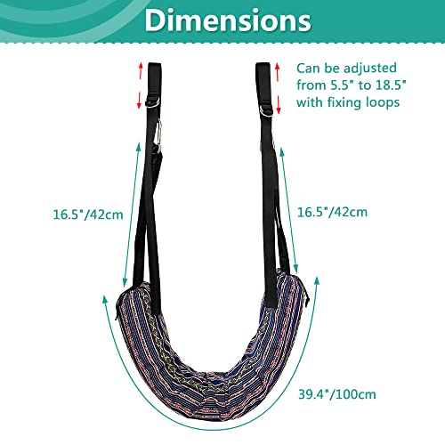 Zelen Spinal Decompression Devices Back Traction Stretcher Spine Decompression Machine Lumbar Traction Device for Lower Back Pain Relief Back Stretching Device Door Traction Pillow - Image 5