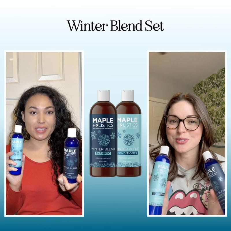 Maple Holistics Sulfate Free Hard Water Shampoo and Conditioner - Hard Water Hair Treatments of Product and Minerals with Five Mint Essential Oils for Replenishing Hydration and Hair Shine - Paraben & Cruelty Free - Image 2