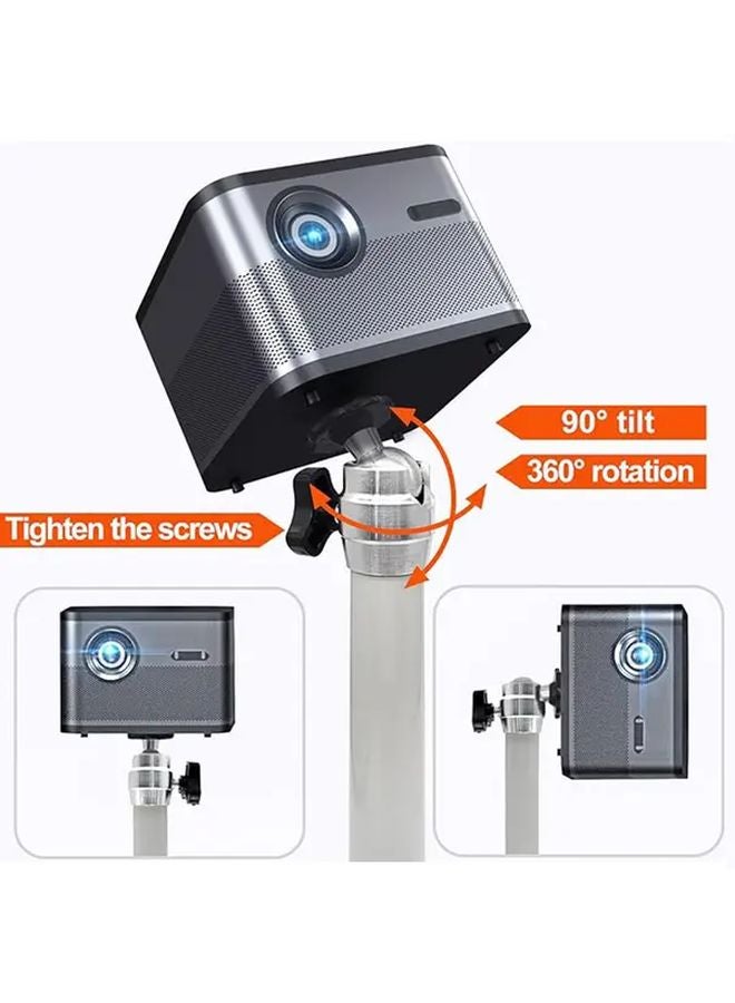 Adjustable Height Projector Ceiling Wall Mount Bracket Set 1 Set Aluminum Alloy - Image 5