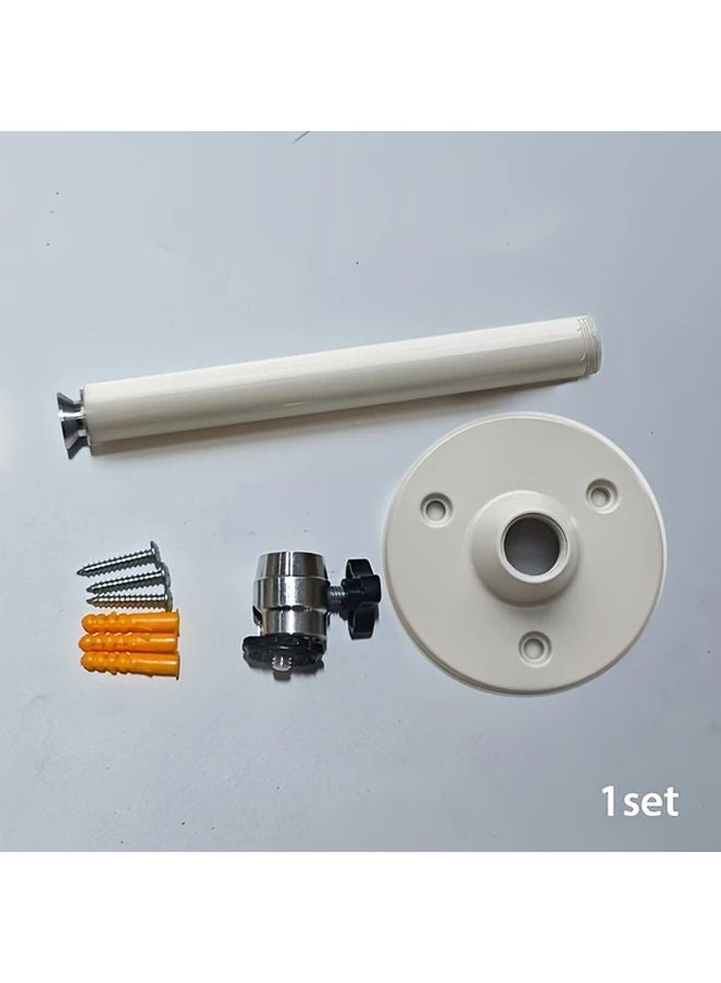 Adjustable Height Projector Ceiling Wall Mount Bracket Set 1 Set Aluminum Alloy - Image 1