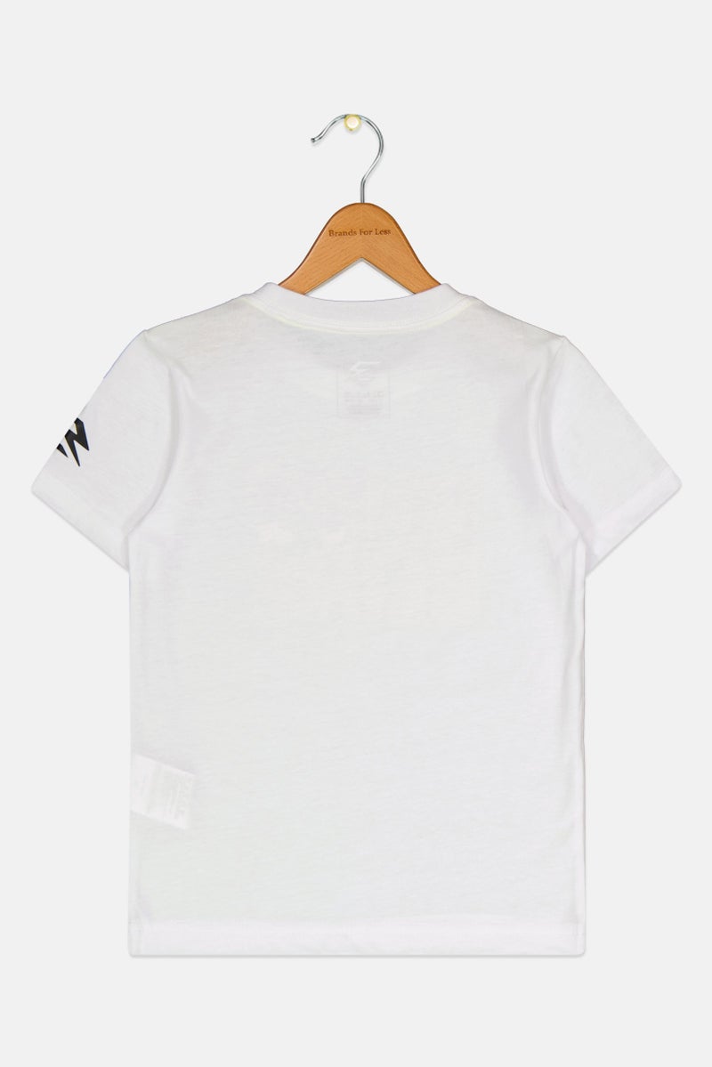 Nike 3Brand by Russell Wilson Kids Boy Sportswear Fit Outdoor T-Shirt, White - Image 2