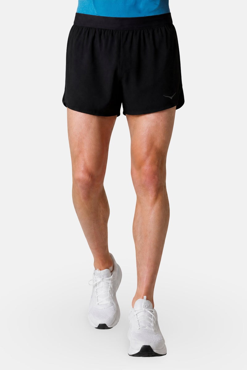 Hoka Men Sportswear Fit Running Shorts, Black - Image 1
