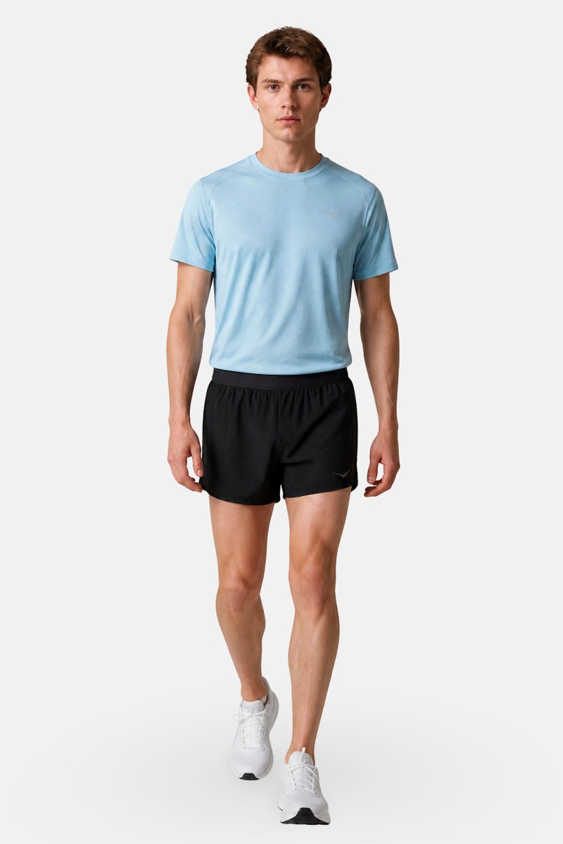 Hoka Men Sportswear Fit Running Shorts, Black - Image 2