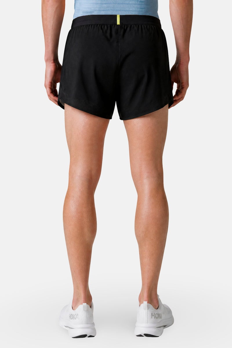 Hoka Men Sportswear Fit Running Shorts, Black - Image 5
