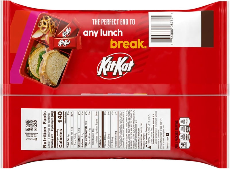 KitKat KIT KAT Snack Size Chocolate Bars - 305 Grams - Image 2