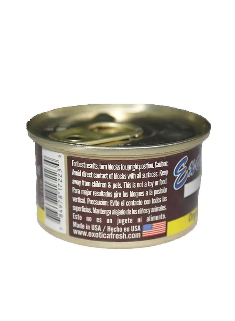 Exotica Ice Scent Organic Air Freshener 3-Pack – 1.5 oz (42g) Each, Lasts Up to 60 Days, Solid Fragrance Block, Adjustable Scent Control Lid, Compact Can for Car, Home, Office, Pack of 3 Cans - Image 4