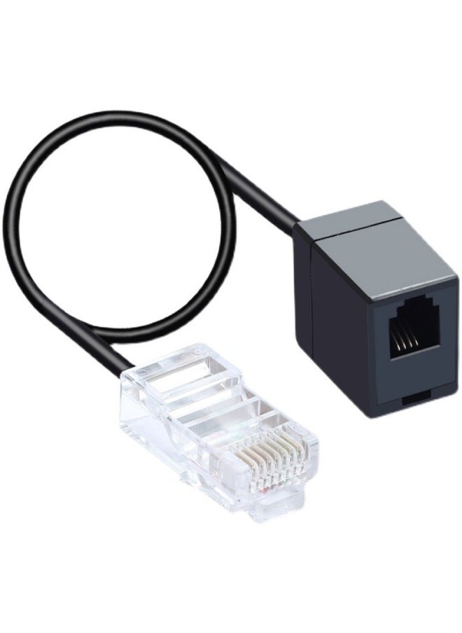 Generic كابل شبكة RJ45RJ11 إلى شبكة هاتف إلى هاتف 8P4C إلى 6P4C محول هاتف - اللون: يبدأ من 10 مقالات - طول الخط: 0.3 متر  - Image 2