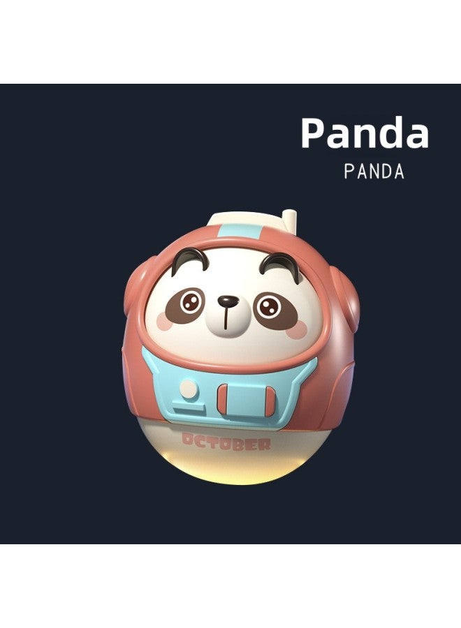 Large Tumbler Toy Infant 6 Months Baby Fun Early Childhood Education 0-1 Child Rattle Doll-Color:Panda Tumbler (bag) - Image 1