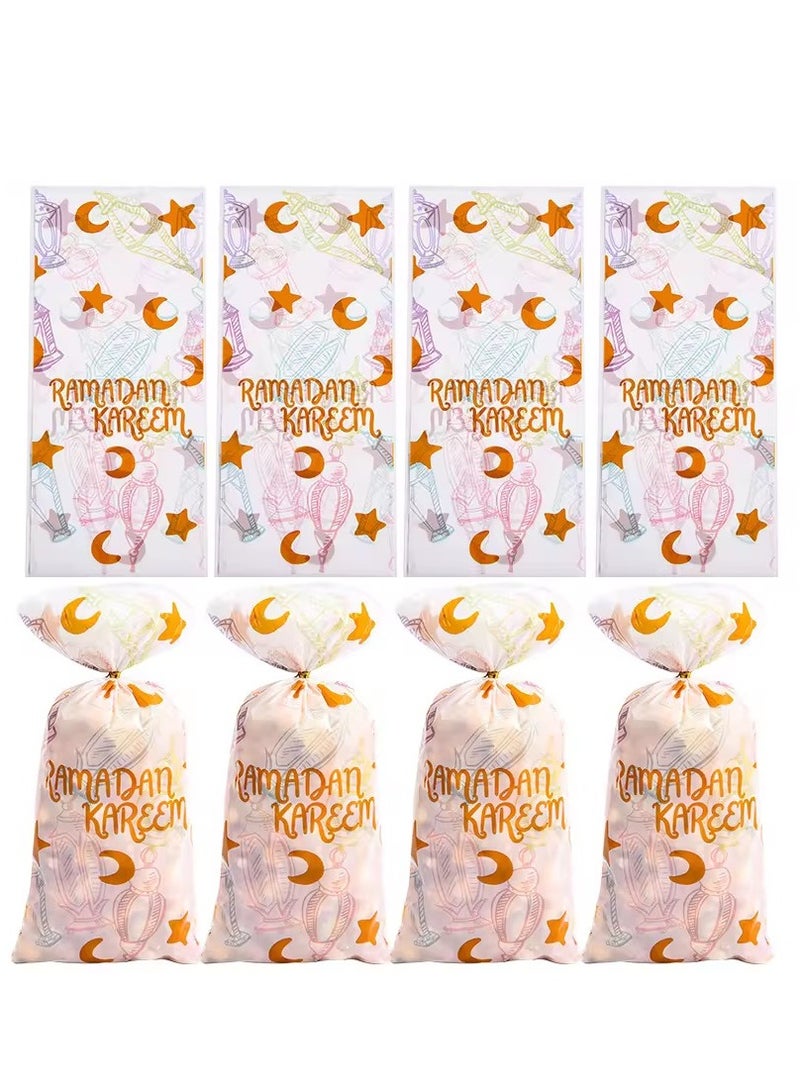 50 Pieces Ramadan Kareem Opp Candy Cookie Gift Bags - Image 1