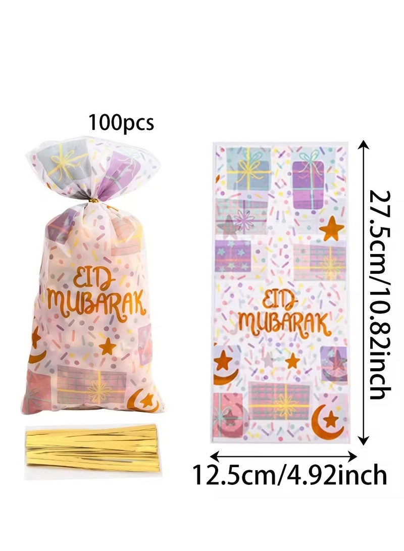 50 Pieces Ramadan Kareem Opp Candy Cookie Gift Bags - Image 4