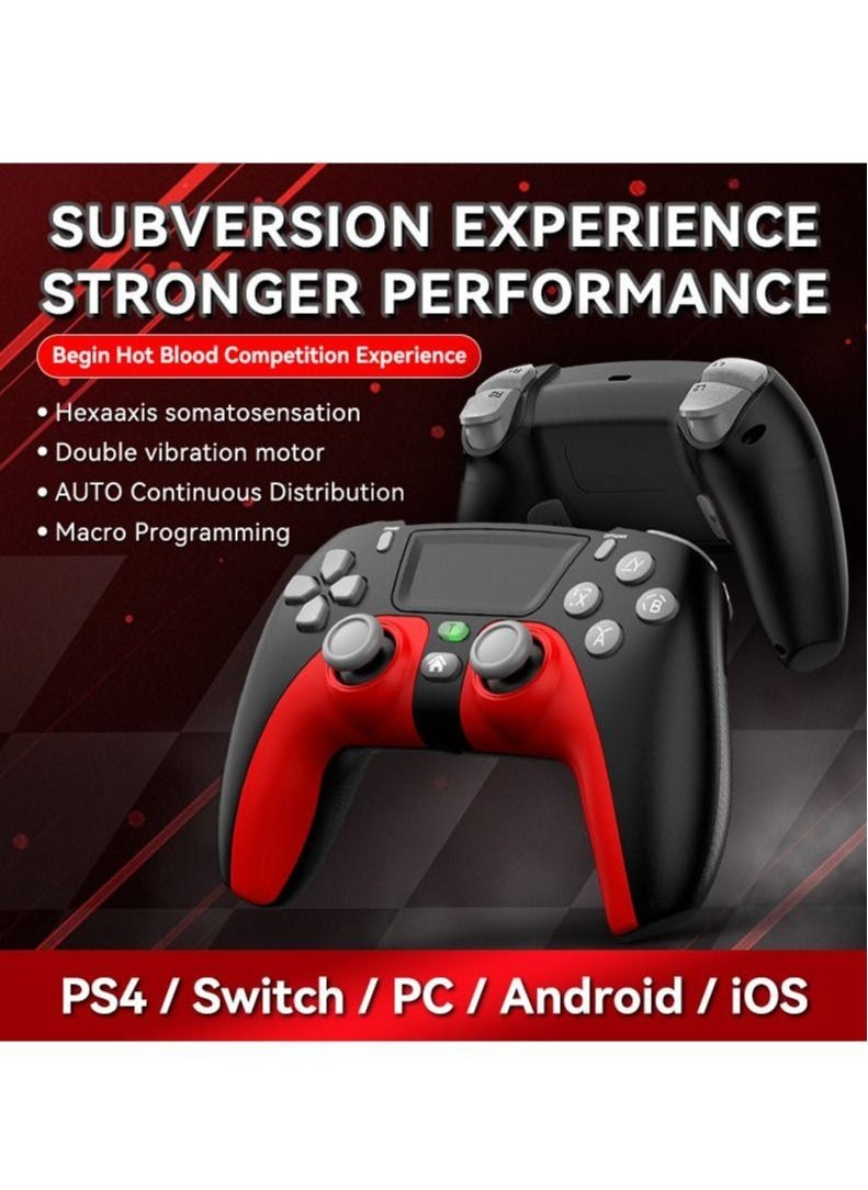 Generic - Wireless PS4 Slim/Pro and PC Game Controller with Dual Vibration Gamepad, Six-Axis Gyroscope Joystick, Perfect Gift for Kids - Image 1