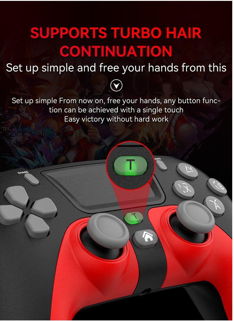 Generic - Wireless PS4 Slim/Pro and PC Game Controller with Dual Vibration Gamepad, Six-Axis Gyroscope Joystick, Perfect Gift for Kids - Image 1