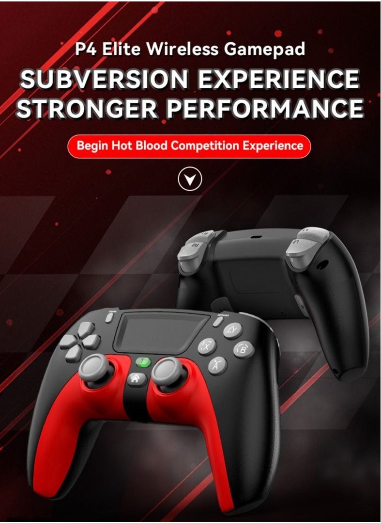 Generic - Wireless PS4 Slim/Pro and PC Game Controller with Dual Vibration Gamepad, Six-Axis Gyroscope Joystick, Perfect Gift for Kids - Image 1