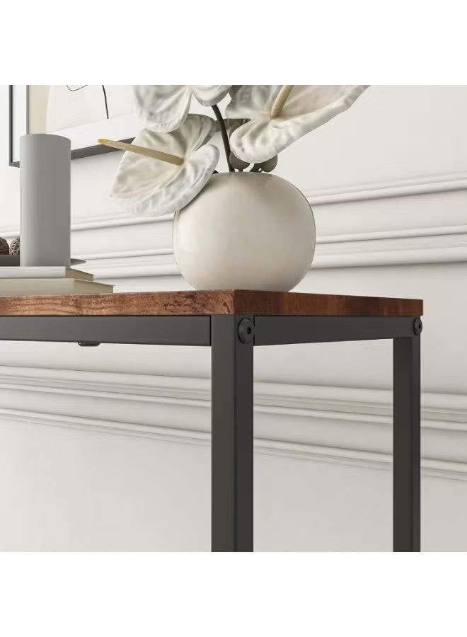 Narrow Console Table  Slim Entryway Table, Industrial Behind-Couch - Image 3