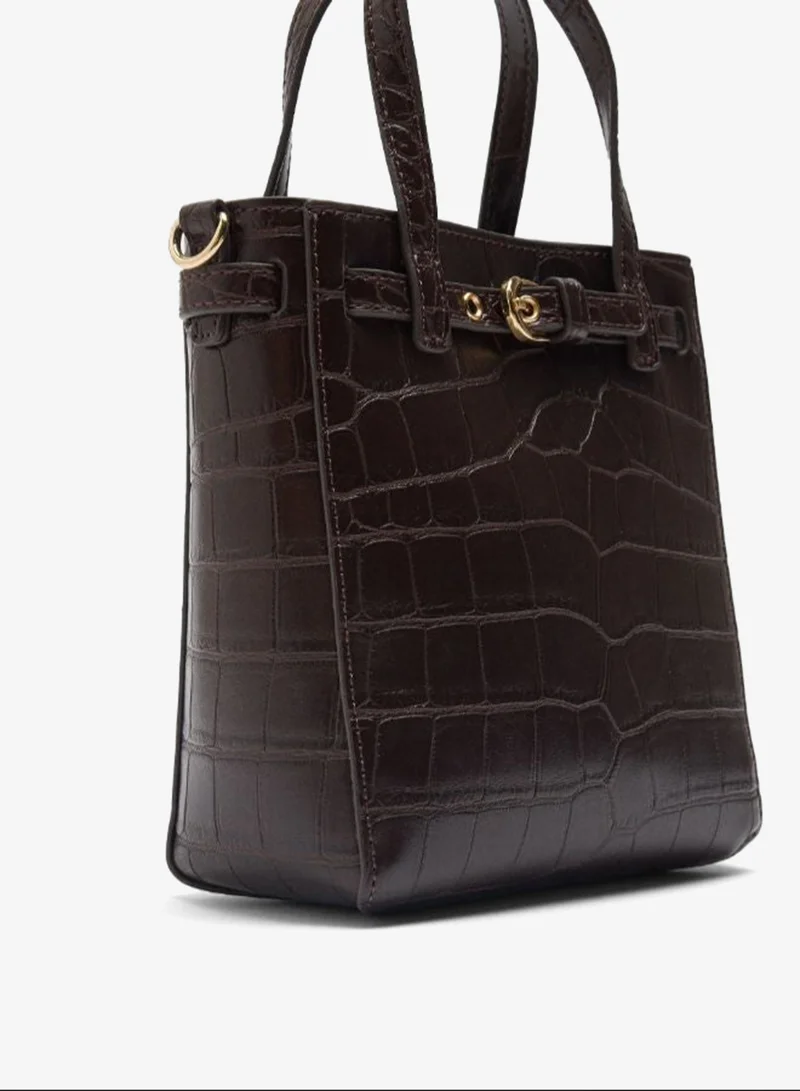 PARFOIS Handbag with animal engraving