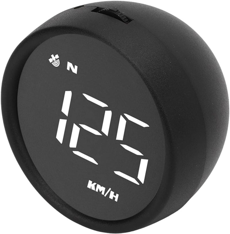 HUD Display Speedometer Multiple Function Overspeed Fatigue Reminder Car Motorcycle SUV Van RV Bus (White) - Image 1