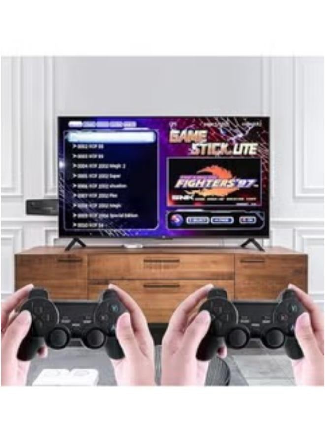 Pretocter Lite HD TV Game Console with 64G Card 20000 Games 1 Host 1 HDMI 1 USB Charging Cable 2 Wireless Controllers 1 Game Stick 1 TF Card Supports External TF Card Expandable to 128G - Image 5