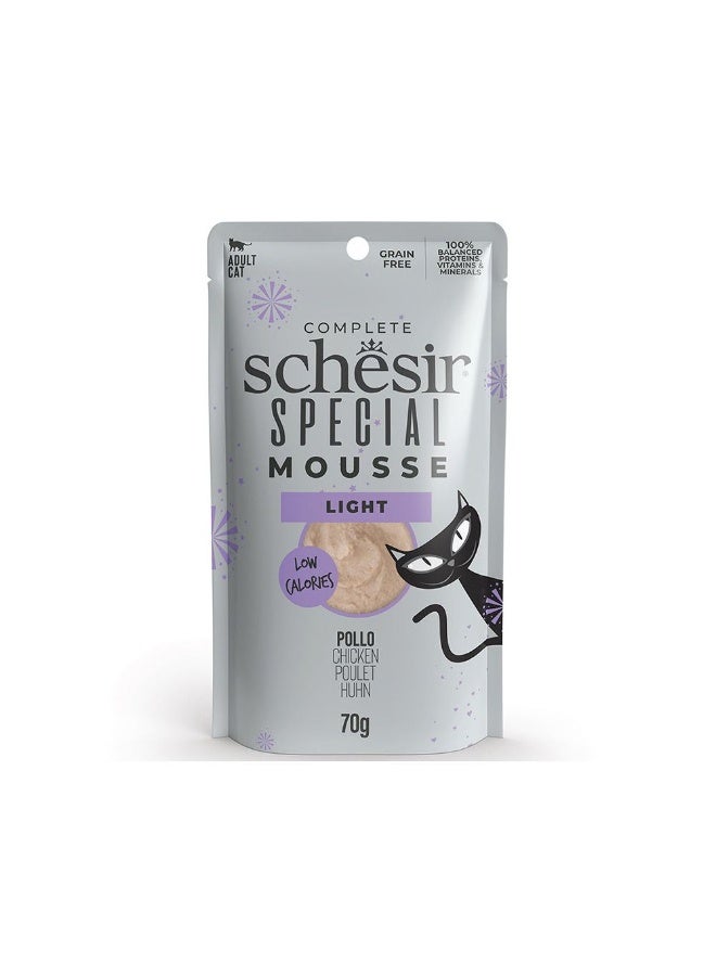 Schesir Special Mousse Light For Cat  Chicken 70g