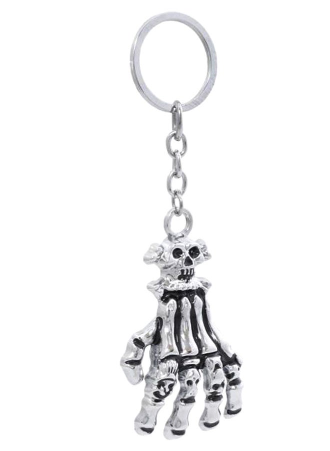 NIBEMINENT Zinc Antique Skull Hand Keychain - Image 2