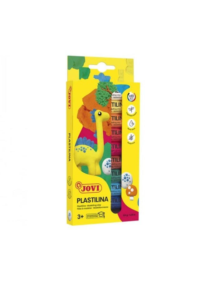 جوفي طين تشكيل بلاستلينا 10 قطع - Image 4