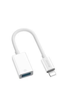 GS10 Plastic For Lightning To USB Memory Disk Card Reader For iPhone To USB OTG Adapter