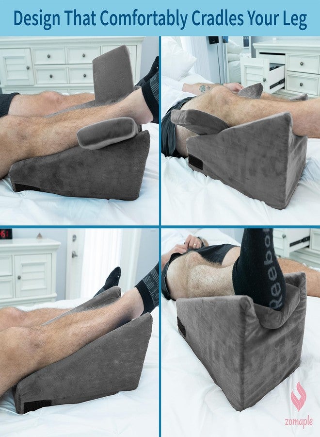 Zomaple Arm Elevation Pillow for Post Surgery - Adjustable Arm Support Pillow with Gel Memory Foam & Hot/Cold Pack - Couch Rest Pillow for Bed, Carpal Tunnel, Wrist & Elbow Recovery, Help Reduce Pain - Image 4