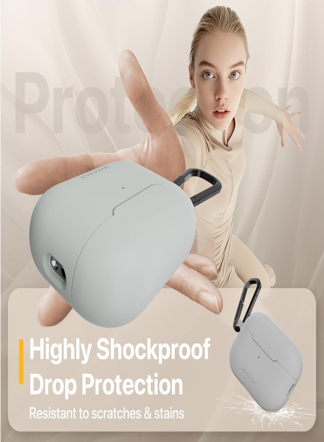 MAGEASY Designed for AirPods Pro 2 Case - Shockproof Protective Case for AirPods Pro & Pro 2, Stain-Resistant, Smooth & Skin-Friendly, Support Wireless Charging - Skin (Desert Green) - Image 5
