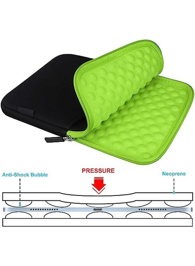 إيروريكس حقيبة حمل تابلت مقاس 9 11 بوصة مع جراب سفر مبطن واقٍ لجهاز ايباد برو 11 (2022 2018) ايباد 10.9 (الجيل العاشر) ايباد اير (5 الجيل الرابع) جالكسي تاب ايه 8 ايه 7 اس 8 اس 7 اخضر - Image 2