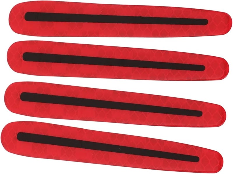 Reflective Car Door Handle Protectors 4 Piece Set Scratch Resistant Vibrant Color - Image 1