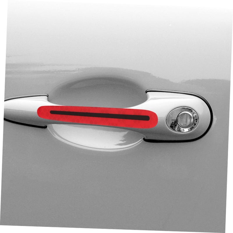 Reflective Car Door Handle Protectors 4 Piece Set Scratch Resistant Vibrant Color - Image 3