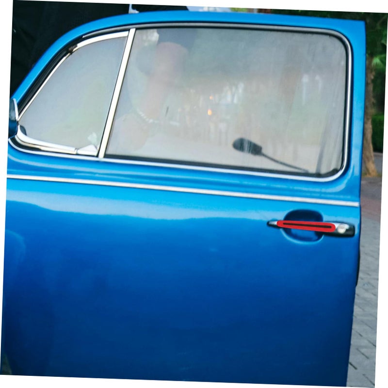 Reflective Car Door Handle Protectors 4 Piece Set Scratch Resistant Vibrant Color - Image 4